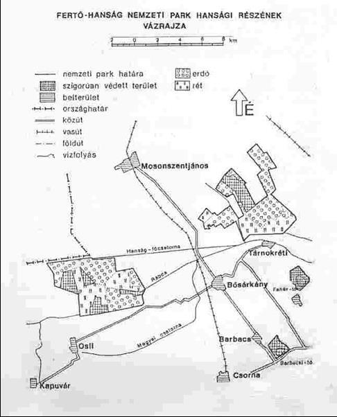 Északi-Hany gorondsor, Bősárkányi-kapu Déli-Hany törésekkel