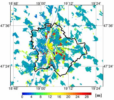 A WRF-ben rendelkezésre álló albedó adatbázis aktualizálását is elvégeztük a MODIS szenzor mérései alapján.