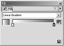 Az átmenet Lineáris [Linear Gradient] vagy Sugaras [Radial Gradient] lehet.