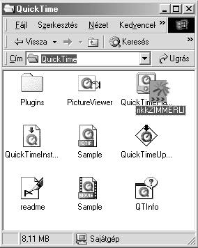 156 SWF-filmek a QuickTime Player-ben Ahogy korábban említettük, az Apple a
