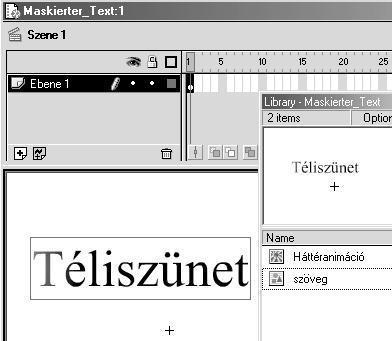 201 Végül helyezzük a grafikus szimbólumot a munkafelületre.