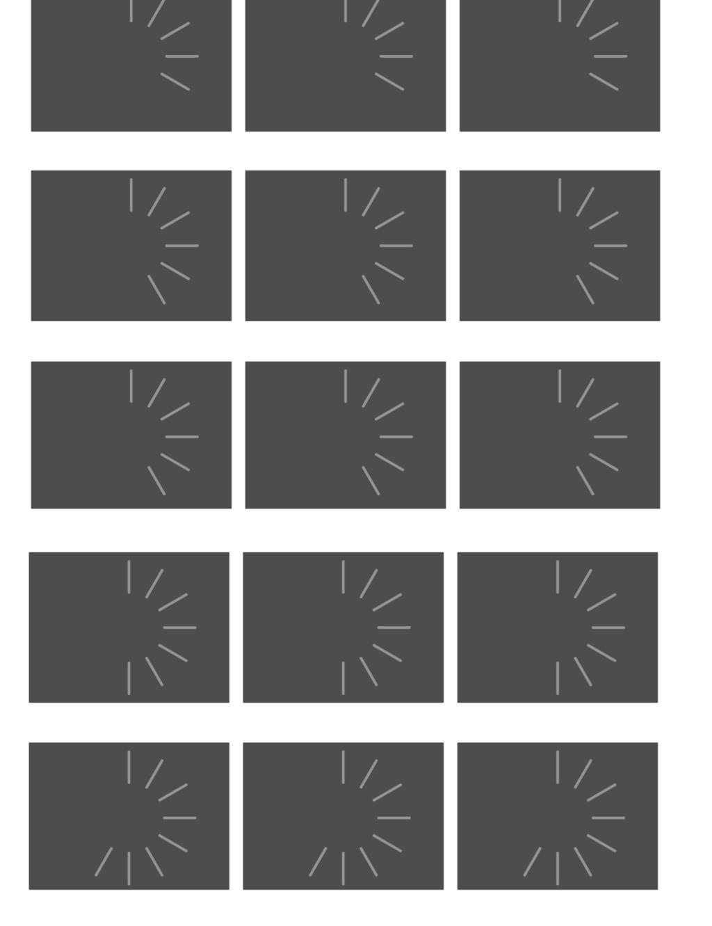 295 kockáját egy oldalra nyomtathatjuk. Index-képek rácshálóval [Storyboard-Grid]: a képeket a rácshálóval együtt nyomtathatjuk ki.