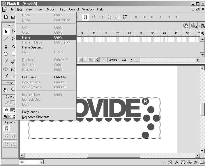 Adobe Illustrator 8.0 és 9.0 típusú adatok átvételéhez a Macromedia Flashwriter programot kell használnunk Adobe Illustrator bõvítményként, amit a Macromedia honlapjáról ingyenesen letölthetünk.