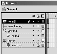 Zárolt [Lock]: zárolttá vagy szerkeszthetõvé tehetjük a réteget. Típus [Type]: Normál [Normal]: a réteg alapbeállítása.