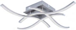 990,- (82270582/01-02) LED-mennyezeti lámpa Marlo, 4x3W, 1200Lumen, fém, krómozott, akril