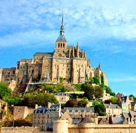 Kulturális körutazások Október 4-11. Akciós! PÁRIZS LOIRE MENTI KASTÉLYOK NORMANDIA BRETAGNE MONT-SAINT-MICHEL VERSAILLES POMPÁS KASTÉLYA Ausztriai látnivalókkal!