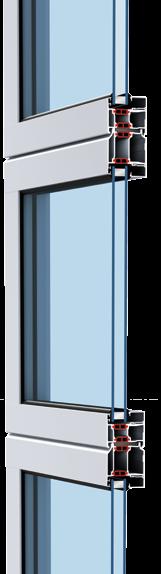 ALR 67 Thermo Glazing Fokozott hőszigetelési igény esetén a 67 mm szerkezeti vastagságú, hőhídmentes profilokból álló ALR 67 Thermo Glazing kapu az ajánlott.