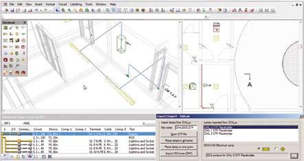 19. ábra Épületvillamossági és világítástervezés BIM-integrációval DDS-CAD Electrical, DIAlux 20.