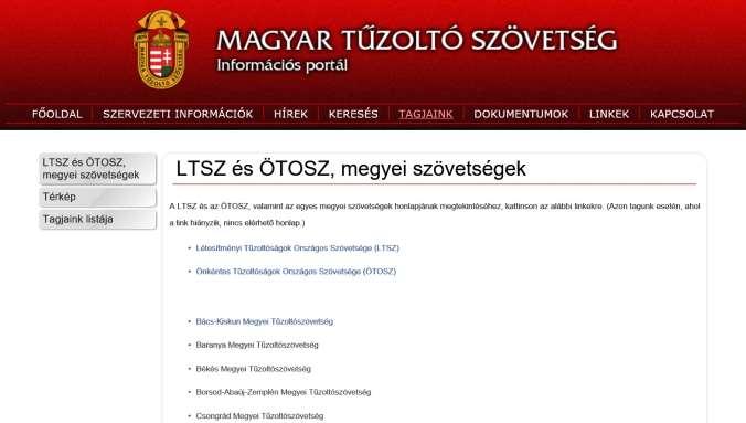 A létesítményi és önkormányzati tűzoltóságok igényüket ne a megyei szövetségnél, hanem az LTSZ-nél, ill.