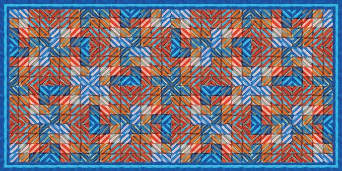 Autistic Art Celebration sál hernyóselyem 140 60 cm textiltervező