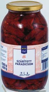 480,- Petti hámozott egész paradicsom* 2550 g/db töltőtömeg: