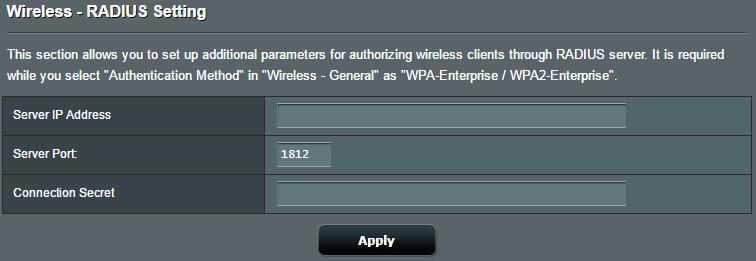 Győződjön meg arról, hogy a vezeték nélküli router hitelesítésének beállítása WPA-Enterprise, WPA2-Enterprise, vagy Radius 802.1x