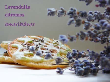 Levendulás, citromos amerikaner recept: Ez az aprósütemény amerikaner recept egy kevert, omlós tészta, amit főként a díszítéssel lehet különlegesebbé tenni.