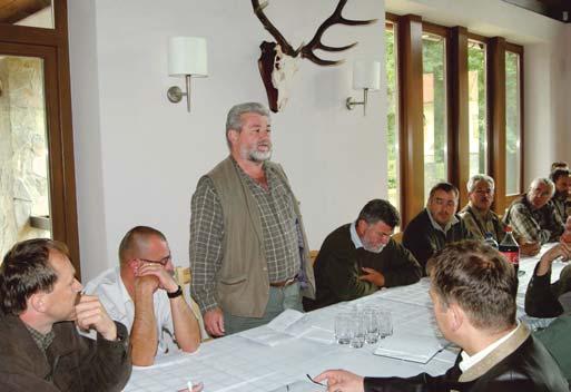 Az Erdõvédelmi szakosztály rendezvénye 2009. június 4-én a Szombathelyi Erdészeti Zrt.