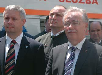 Ott láthattuk a szlovák fél képviselõit, élükön Pavol Balzankával, Selmecbánya polgármesterével.