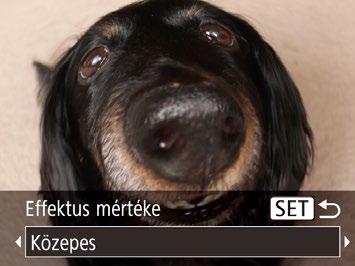 Speciális effektusok alkalmazása A készített képekhez változatos effektusokat adhat. 1 Válasszon egy felvételi módot. Válasszon egy felvételi módot a Különleges témák szakasz (= 46) 1 2.