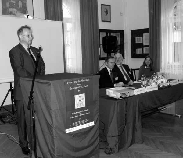 Szakmai-tudományos és közéleti rendezvények 143 BESZÁMOLÓ A BYZANZ UND DAS ABENDLAND IV. (ELTE EÖTVÖS JÓZSEF COLLEGIUM 2015. NOVEMBER 23 27.