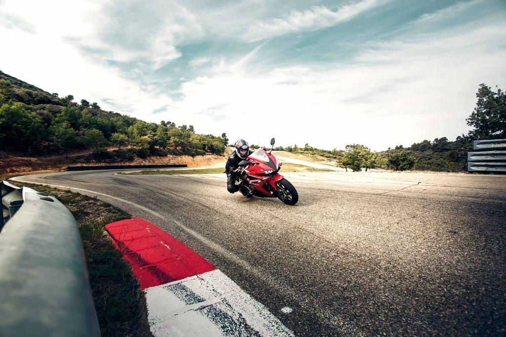 Hogy tökéletesen passzoljon a pilótához, az első teleszkópok rugó-előfeszítése szabadon állítható, csak úgy, mint a Honda Pro-Link himbarendszerre ültetett hátsó rugóstagé.