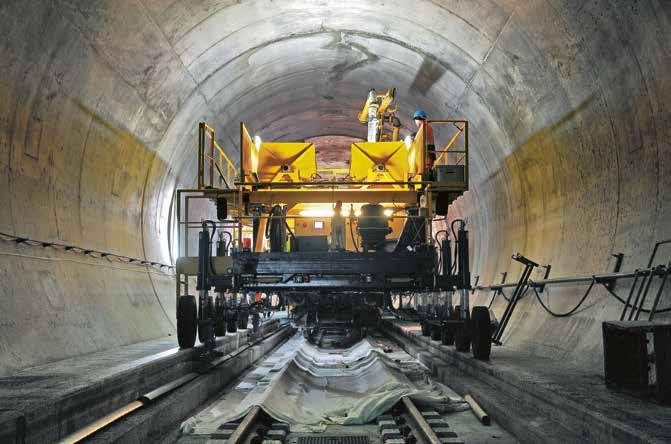 13. ábra: A betonszállító ingázó jármű az