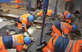 ábra: A beton beépítése kézi erővel