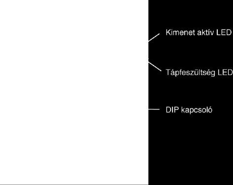 DC föld jelenik meg az eszköz státusz bemenetén.