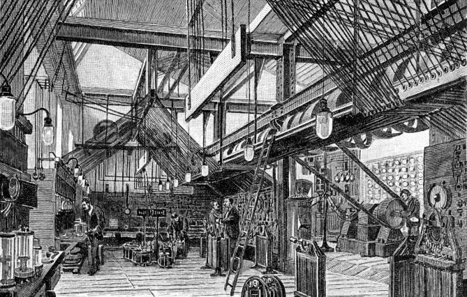 Abszolút áttörést jelentett, hogy az 1885-ös Átalános 4 Kiállításon a Ganz berendezések adták a világítást. Bemutatták a zárt vasmagú transzformátort és transzformátoros elosztó rendszerüket.