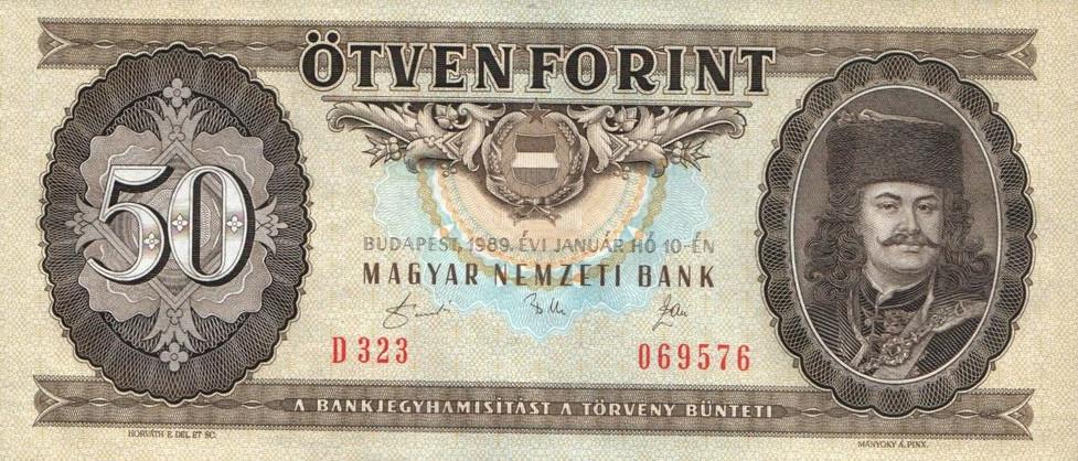 6, 1.5, 4, 15, 20, 50 forint, 1989.01.10.