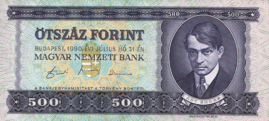 F.41 100 forint, 1989.01.10. B sorozat, számjegyű sorozat és 6 számjegyű sorszám F.41 F.41s B 000 00 számozással F.42 0.6, 1.