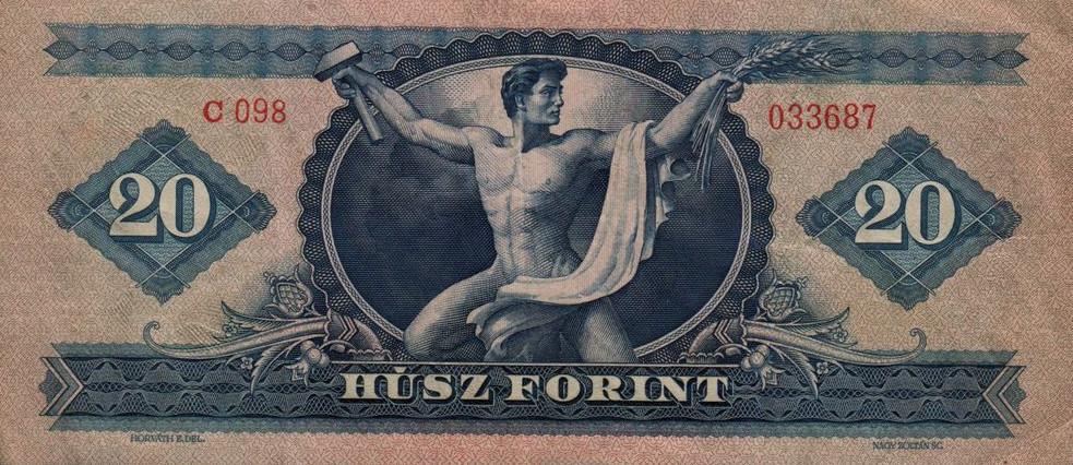 F.4 20 forint, 1947.02.27.