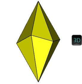 Ditrigonális szkalenoéder Tetragonális szkalenoéder Romboéderek: a trigonális rendszer fontos formái, melyek 6 egybevágó rombusz