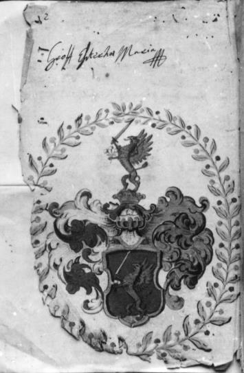Alatta Homonnai Drugeth György gróf (? 1662) neve olvasható 1642. április 27-ei dátummal.