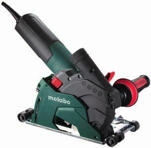 Metabo VibraTech (MVT) kiegészítő markolat, körmöskulcs, MetaLoc táska, gyémánt fazéktárcsa Cikkszám: 600 465 500 122 000 Ft 96 063 Csiszolótárcsa-Ø Névleges teljesítmény Üresjárati fordulatszám