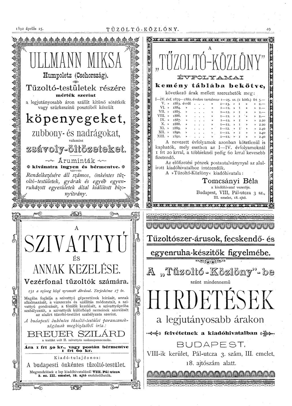 1. ULLMANN MIKSA Humpoletz (Csehország).