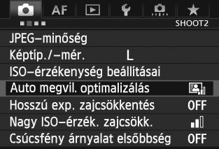 3 A fényerő és kontraszt automatikus javítása Ha a kép túl sötéten jelenik meg, vagy a kontraszt túl kevés, a kép fényereje és kontrasztja automatikusan javítható.