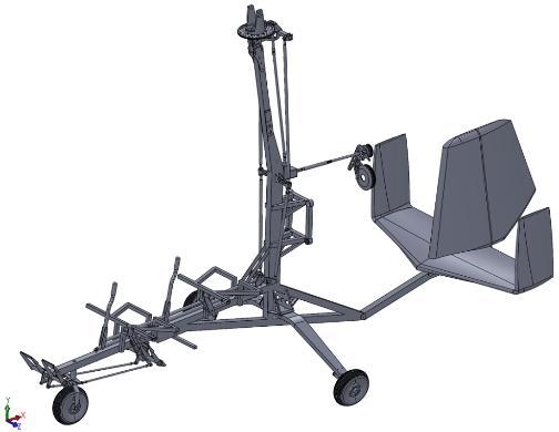csigákat és közvetítő kerekeket radiális irányú nyomásra kell méretezni. 19. ábra Példa kinematikai blokkvázlatra a 3D tervezett modell felépítés alapján, referenciaként lásd a 20.