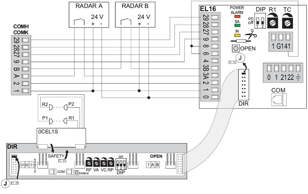 A 1-29 az elektronikus vezérlő RESET (NULLÁZÓ) műveletére használható. 6.