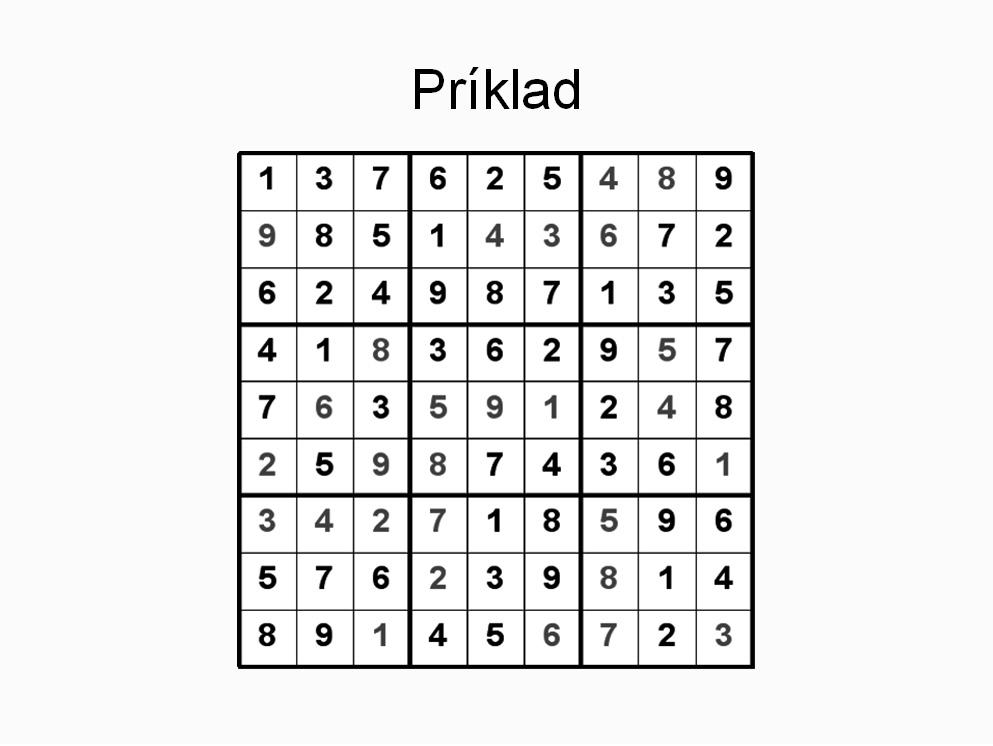 Predloha k úlohe Sudoku: 1. snímka 2. snímka 3. snímka 4. snímka prvý obrázok 4.