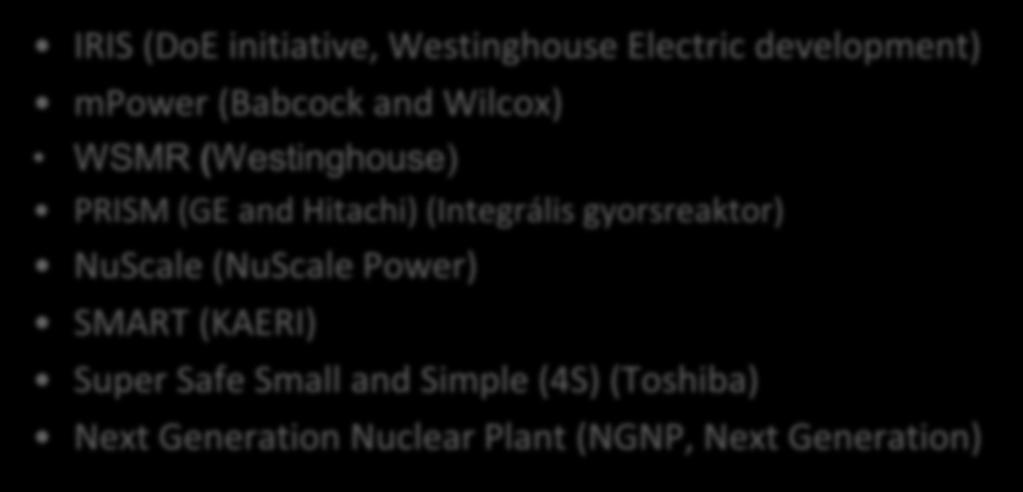 IRIS (DoE initiative, Westinghouse Electric development) mpower