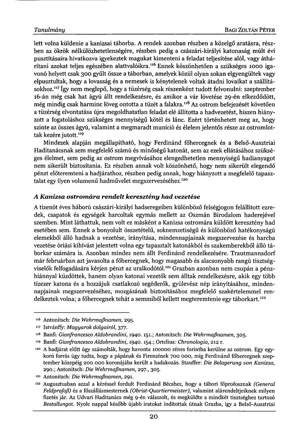 Tanulmány BAGI ZOLTÁN PÉTTER lett volna küldenie a kanizsai táborba.