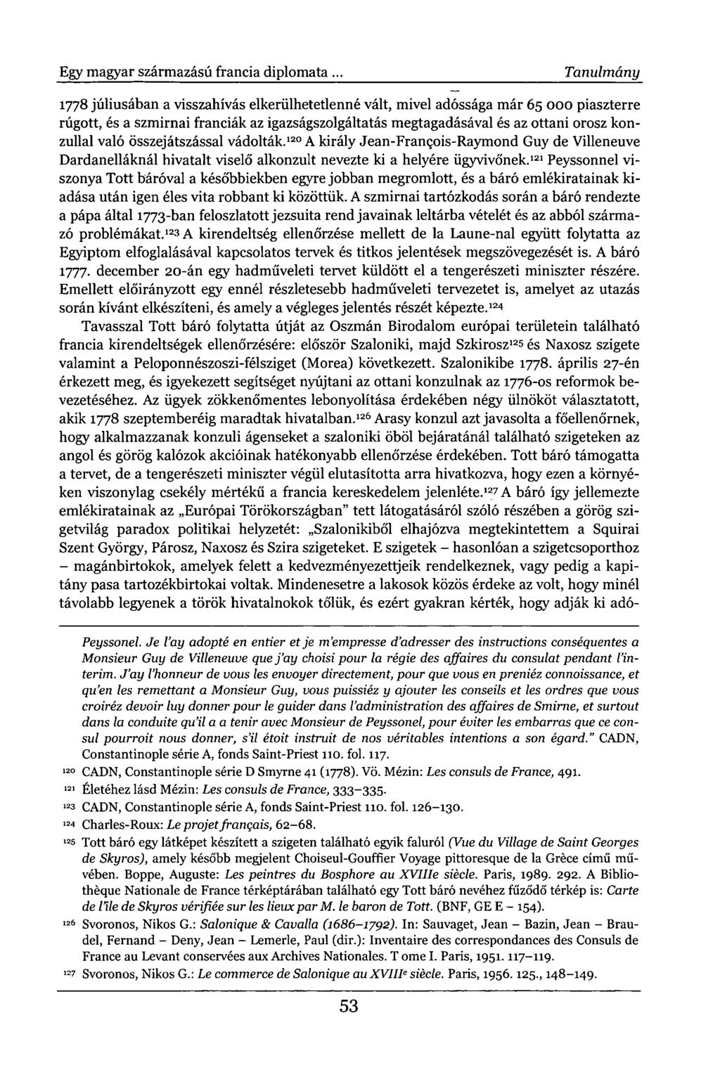Egy magyar származású francia diplomata.