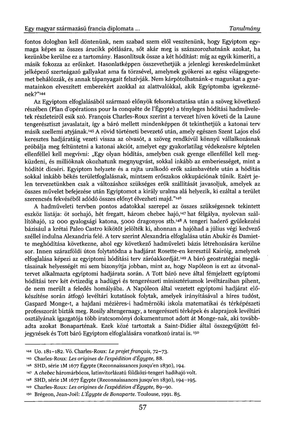 Egy magyar származású francia diplomata.
