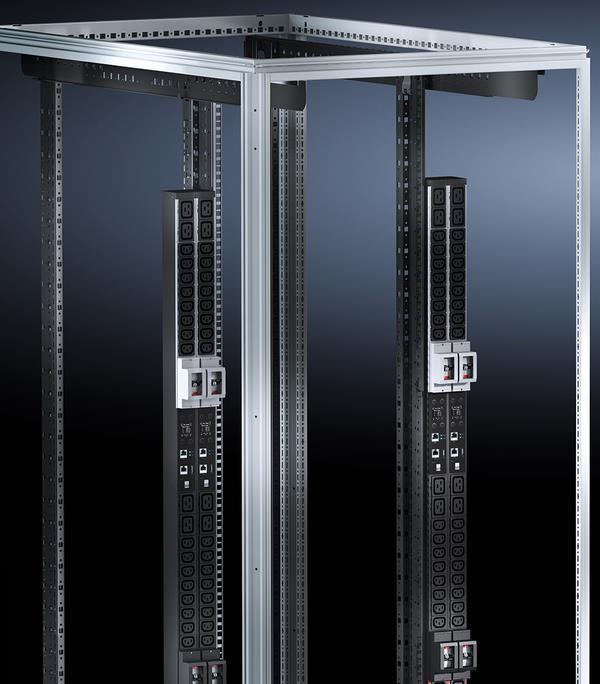 Áramellátás PDU Power Distribution Unit PDU Kompakt energia elosztás a rackben Szerszámmentes rögzítés 19 -on (TS-IT) Rögzítés