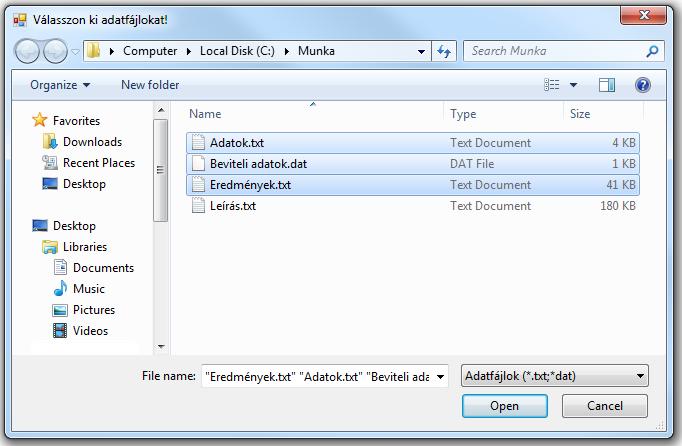 if (ablak.showdialog() == DialogResult.OK) foreach (string fájlnév in ablak.filenames) fájlnevek += fájlnév + "\n"; MessageBox.