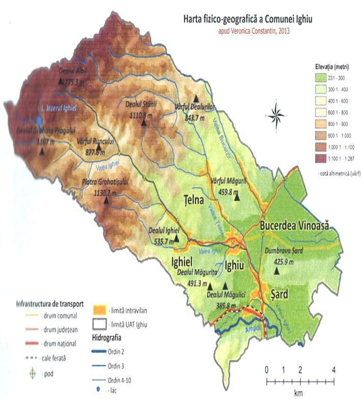 Alba Iulia, şi la 31 km faţă de oraşul Zlatna.
