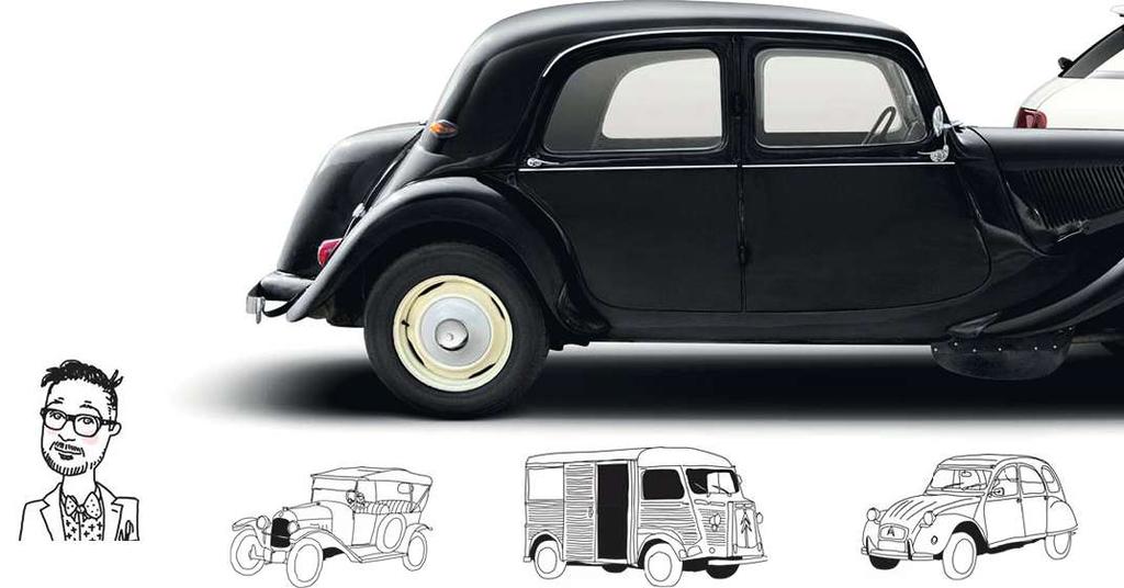 1934 A Citroën a Traction Avant-nal forradalmasította az autózást.