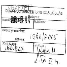 Kutatási Jelentés Tárgy: Az Anubisz Barlangkutató Csoport által a 2004. évben a Pomázi Kétlyukú Barlangban végzett barlang feltárási tevékenysége.