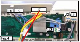 E23 E23: Probléma az alkatrésznél (Triac), amit a kifolyószivattyú vezérel E23 A szivattyú ohm-értéke kb. 155-200Ω? (a J7-1 és J7-9 csatlakozók között, az áramköri alaplap oldalán mérve - 4. kép).