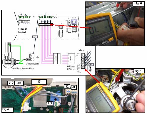 E51 E51: Motortápláló triac zárlatos Aktivizálja a védőrendszert a Triac zárlatnál (5 próbálkozás a programfutás alatt, azonnal, ha a programindításnál, vagy a diagnosztikánál felismerte) E51 Mérjen