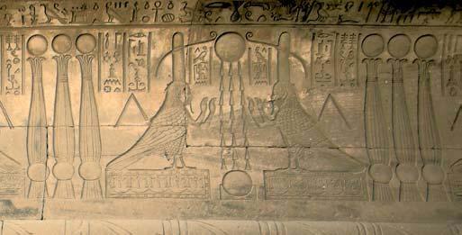 előcsarnokának reliefjeiből, Dendera