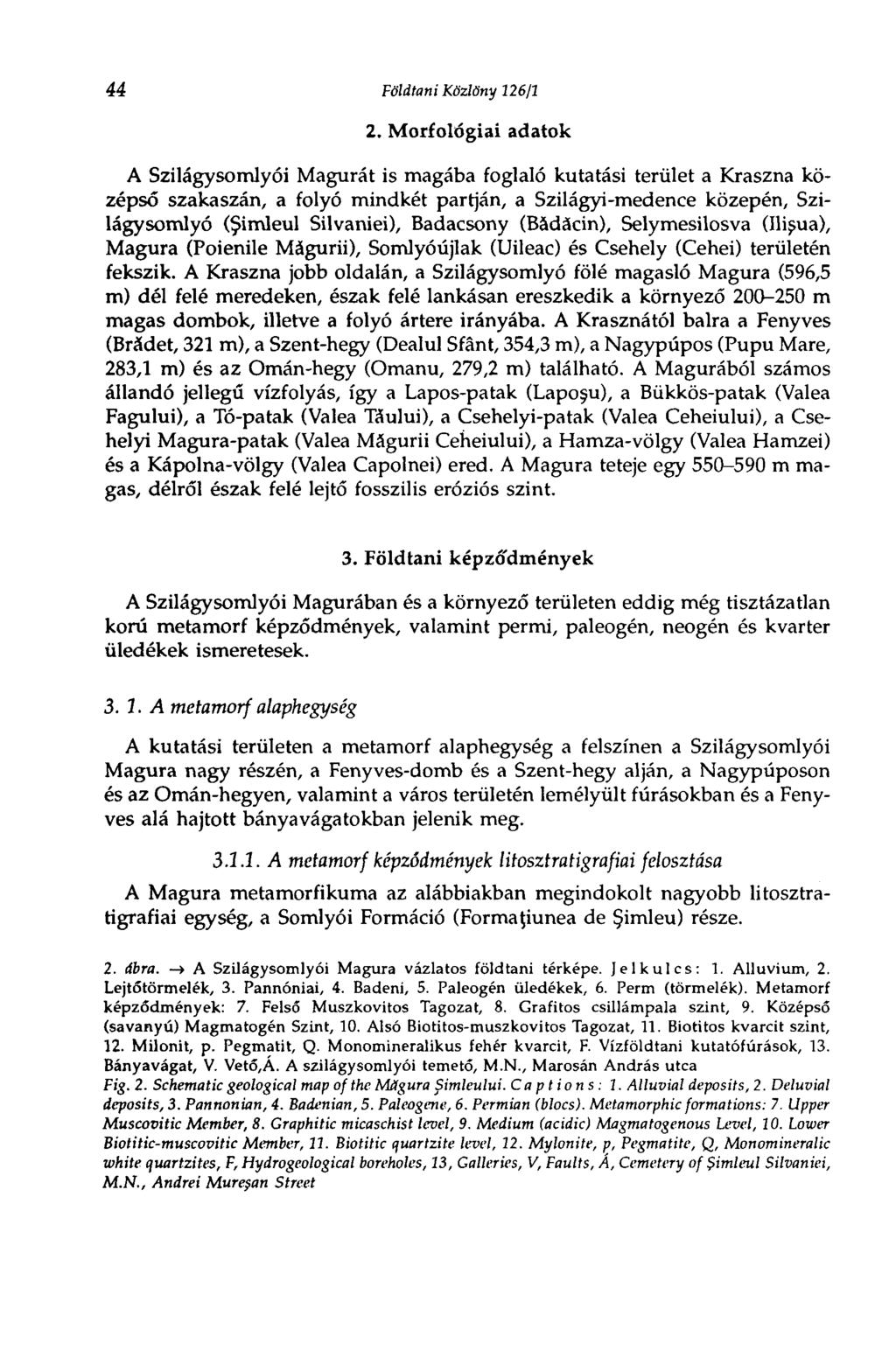 44 Földtani Közlöny 126/1 2.